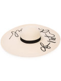 embroidered sequin hat