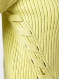 lace-up detail jumper