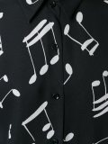 music note printed shirt