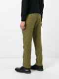 houndstooth pattern trousers 