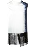 fringed hem top