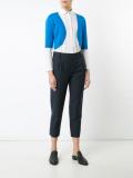 shortsleeved open cardigan