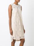 sleeveless lace dress