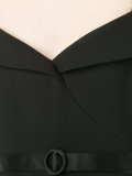 bustier flared dress