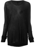 semi-sheer longsleeved T-shirt