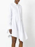 asymmetric hem shirt dress