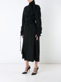 knot detail midi dress