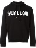 'Swallow' print hoodie