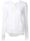 cupro insert cardigan