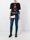 space motif shortsleeved jumper