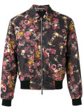 floral print bomber jacket 