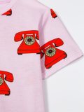 telephone print T-shirt