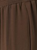 gathered cropped trousers