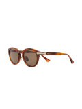 tortoiseshell oval sunglasses