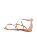 embellished flat sandals