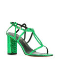 snakeskin effect sandals 