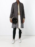 tie-dye herringbone coat 
