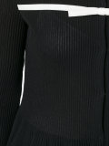 zipped peplum jumper 