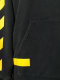 diagonal stripe hoodie