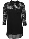 lace detail blouse