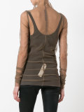 tulle long sleeve top