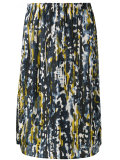 watercolour print skirt