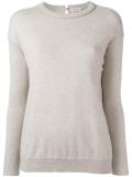 crew neck knit blouse