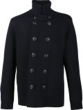 double breasted knit jacket