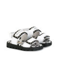 studded touch strap sandals