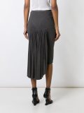 back pleated skirt