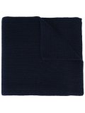 ribbed knit scarf