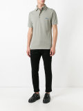 embroidered logo polo shirt