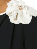 embellished shoulder dress