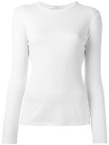 ribbed long sleeve T-shirt