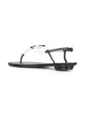 pearled trim sandals 