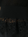 lace detail jumper