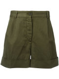 folded hem shorts