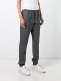 drawstring slim-fit trousers