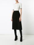 short-sleeve ribbed top