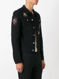 patch-embellished denim jacket