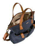 contrast tote bag 