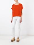  elasticated hem blouse