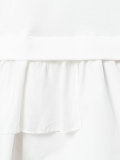 ruffle hem T-shirt dress