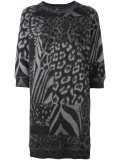 animal print short dress