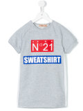 logo print T-shirt dress