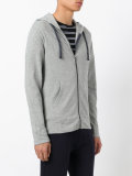 zipped hoodie