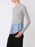 layered shirt jumper