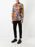 Patchwork print shirt 