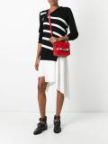 asymmetric striped jumper