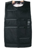 sleeveless bomber vest